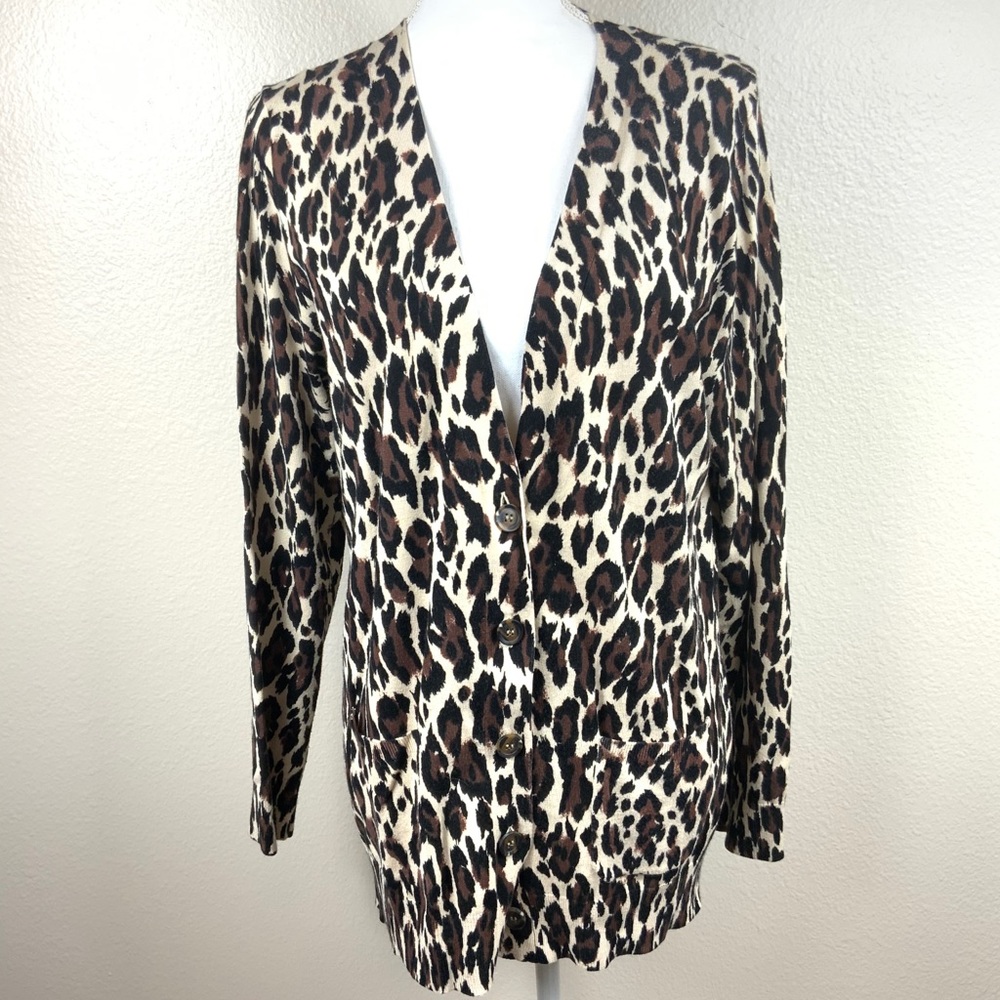 Grace Elements leopard cardigan